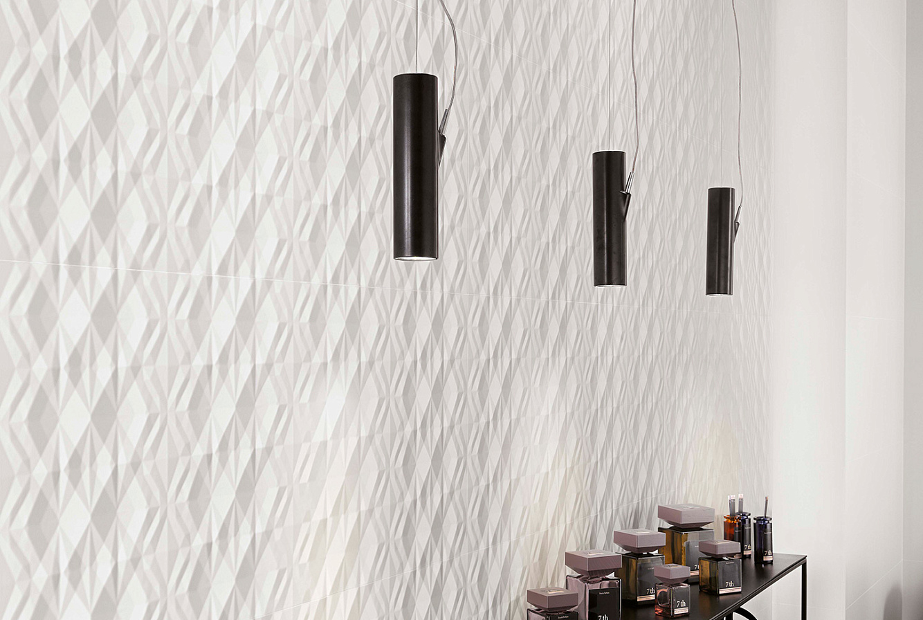 Плитка для стен 3D WALL DESIGN KITE WHITE MATT 50x110 см