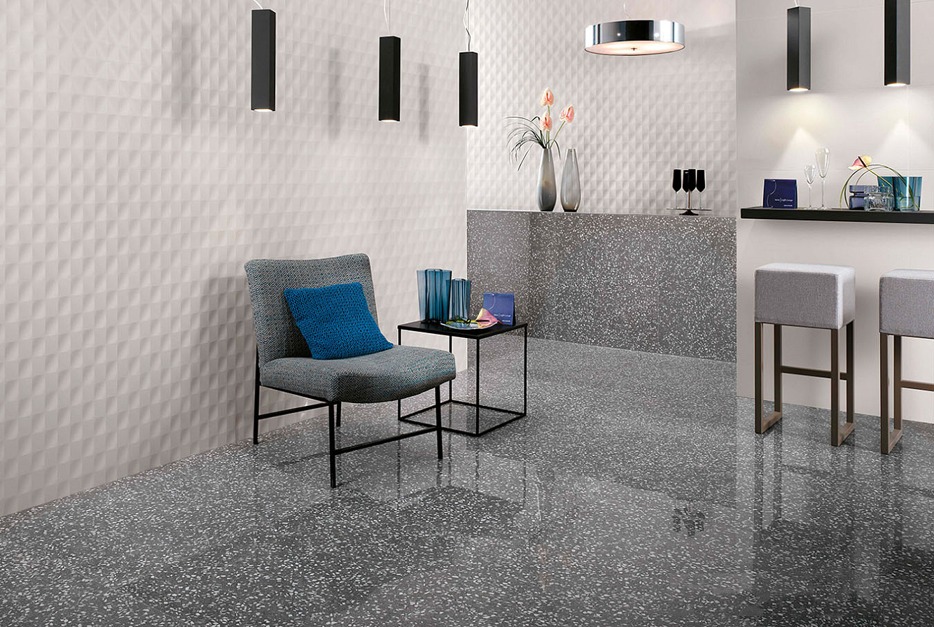 Плитка для стен 3D WALL DESIGN MESH WHITE MATT 40x80 см