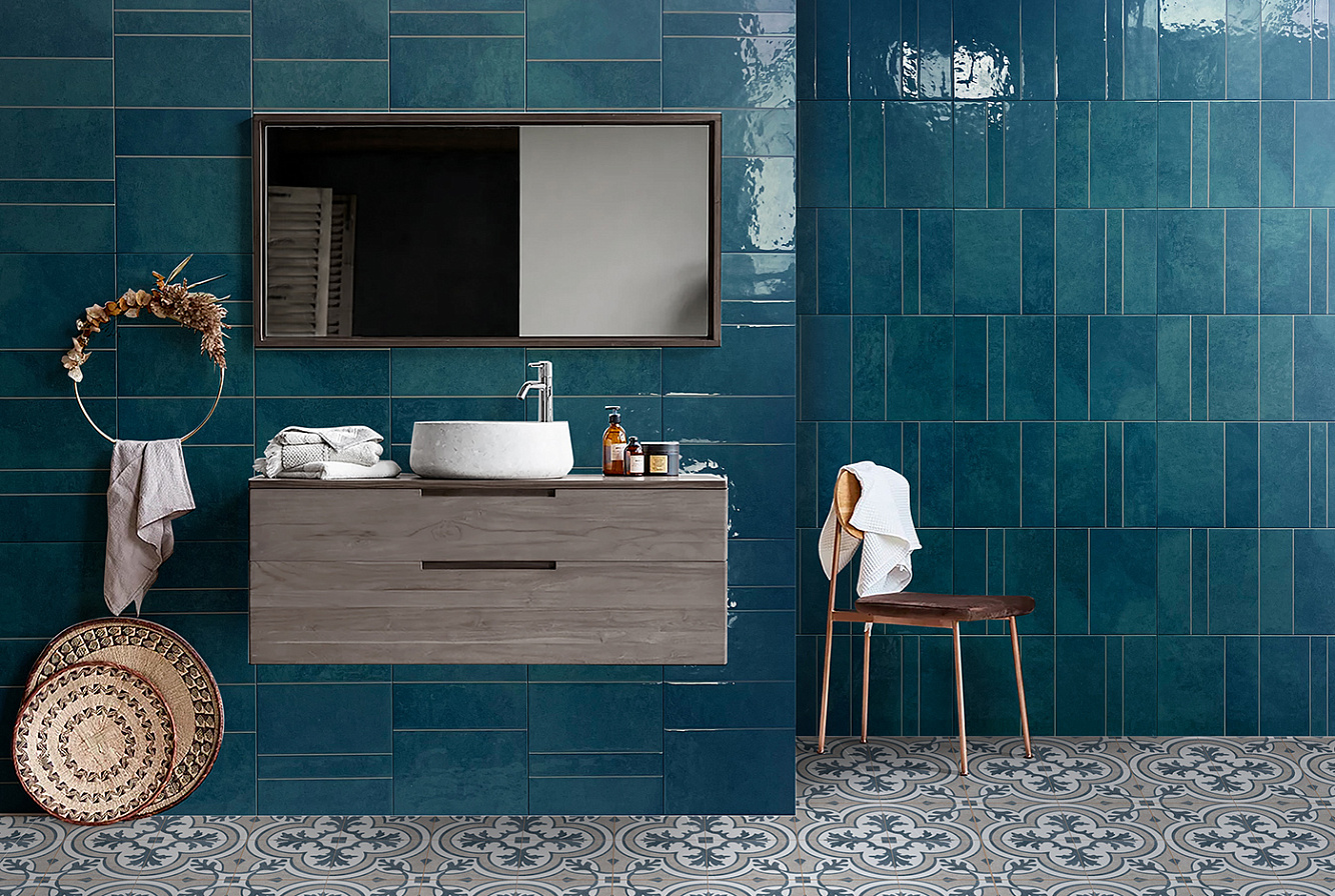 KIAN BLUE 30X60 / CARMEN BLUE 45X45