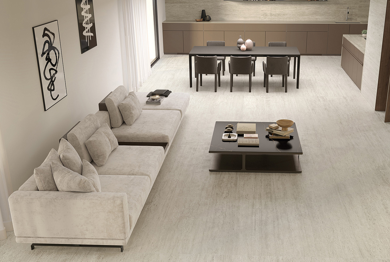 MARVEL TRAVERTINE / WHITE VEIN